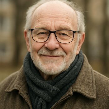 Опытный рыбак показывает улов возле домика на льду